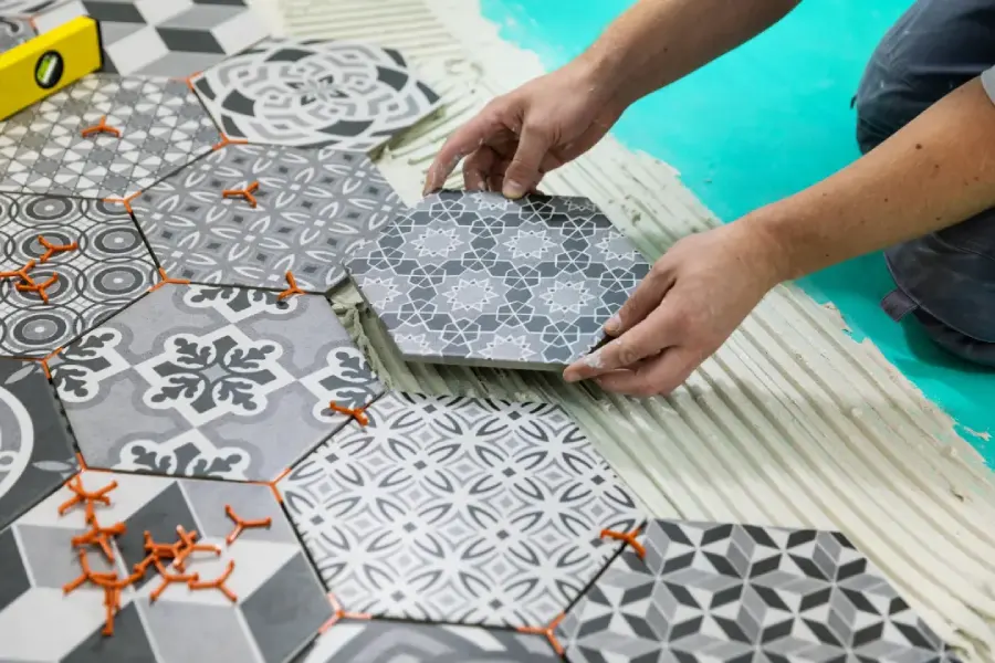 Tile Floor Installation